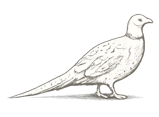 Dessin de faisan